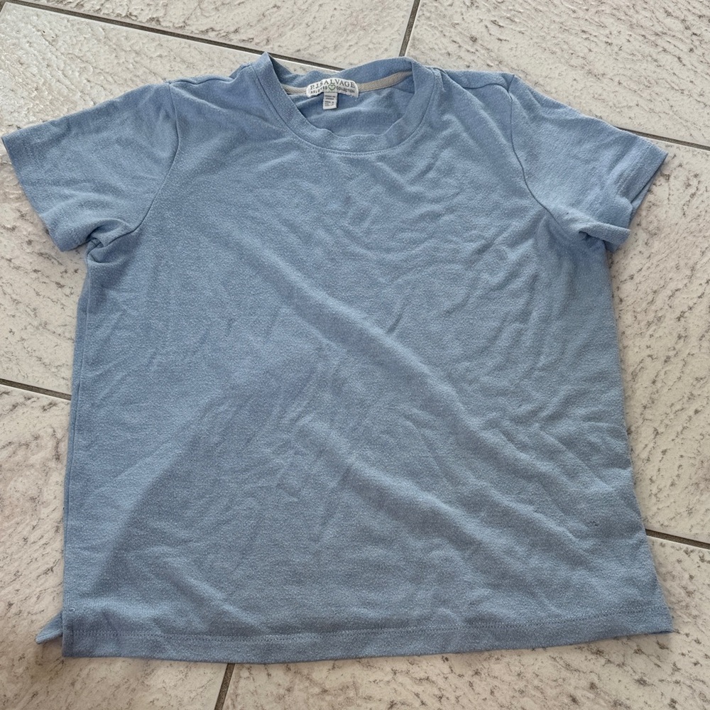 P.J. Salvage Heather Gray Crew Neck Tee